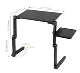 Adjustable Laptop Desk with Mouse Pad