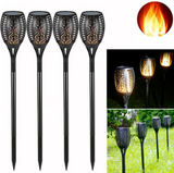 1Pc Solar Flame Flickering Lawn Lamp