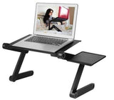 Adjustable Laptop Desk with Mouse Pad
