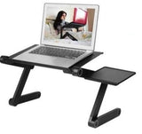 Adjustable Laptop Desk with Mouse Pad