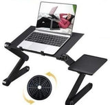 Adjustable Laptop Desk with Mouse Pad