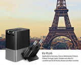 3 Port USB Adapter EU, US, UK Compatible